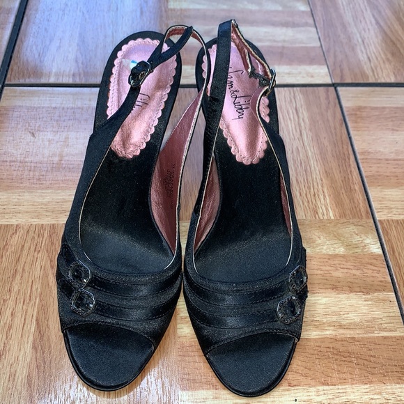 Donated Sam & Libby Sl Wraparound Slingback Heel W/ buckles - GUC 7 - Picture 2 of 8